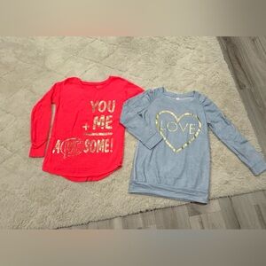 Justice Long Sleeve Girl’s Tops Size 10-12